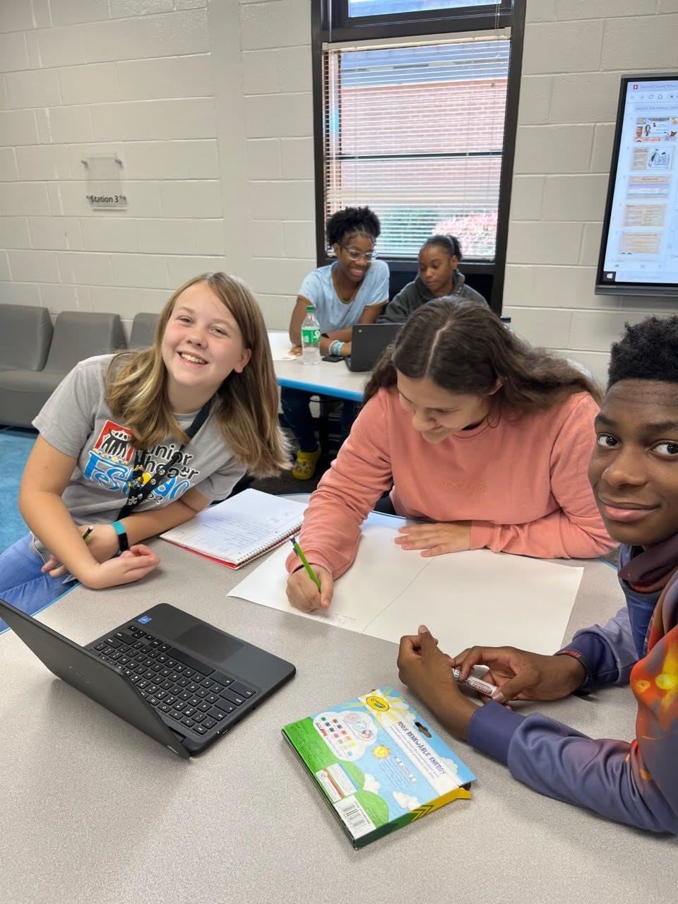Students Working